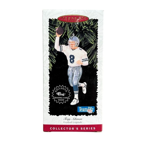 Hallmark Other - Troy Aikman Hallmark Keepsake Ornament Dallas Cowboys Football Legends